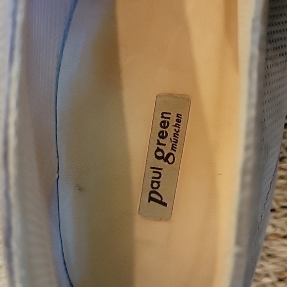 Paul Green Peeptoe Tan Heeled Suede Heeled Boots Size 9. - Picture 4 of 9